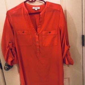 Calvin Klien Coral Blouse